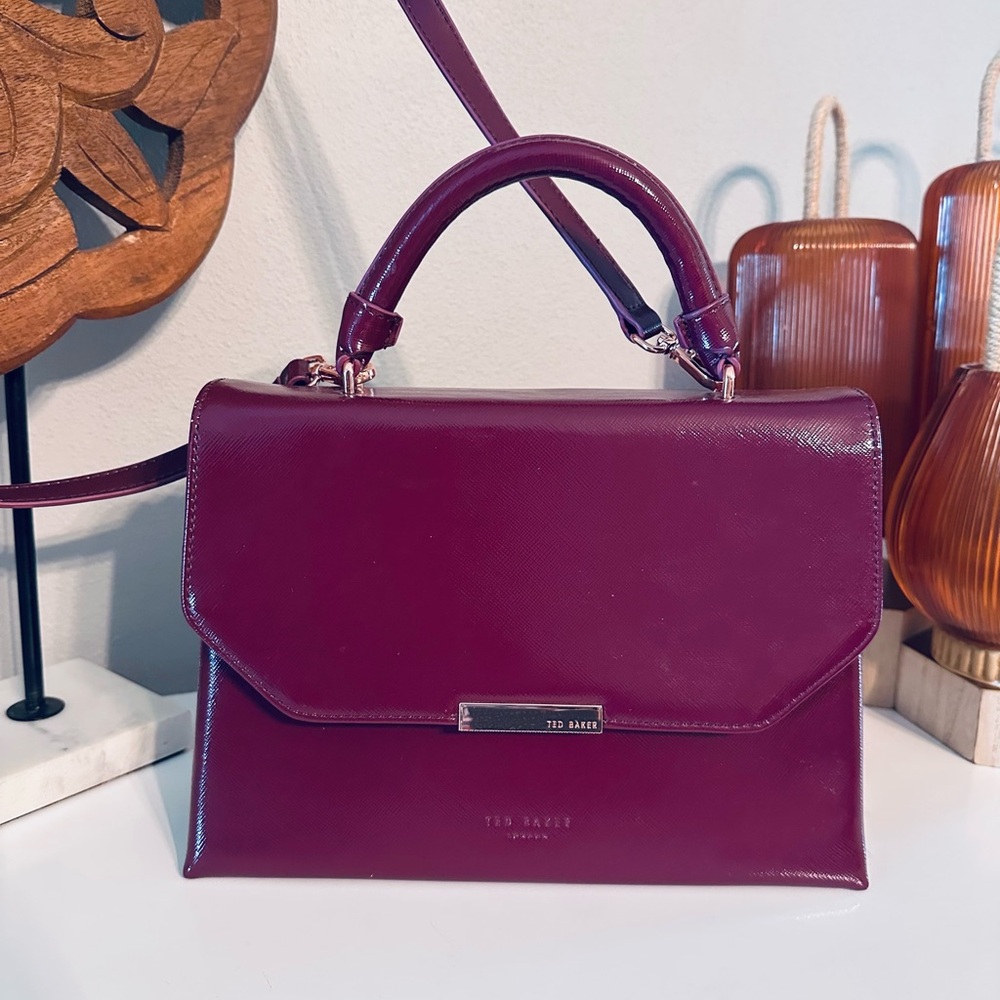 Ted Baker Burgundy Satchel Bag